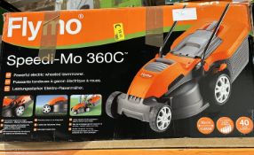 Flymo Speedi-Mo 360C Lawnmower. RRP £120. Grade U