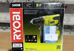 Ryobi 500W Percussion Hammer Drill. RRP £100. Grade U