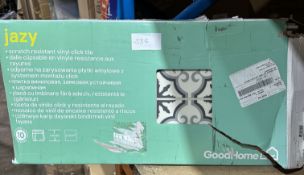 GoodHome Jazy Scratch Resistant Vinyl Click Tile. RRP £80. Grade U