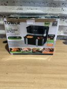 Tower 9L Dual Basket Air Fryer. RRP £200. Grade U