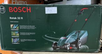 Bosch Rotak 32R Lawnmower. RRP £120. Grade. U