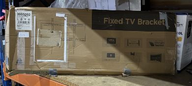 60-100 inch Flat-To-Wall TV Bracket 3005092. RRP £40. Grade U