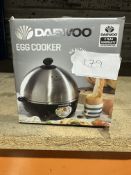 Daewoo Egg Cooker. RRP £30. Grade U