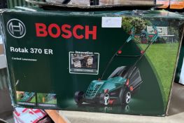 Bosch Rotak 370 ER Lawn Mower. RRP £100. Grade U