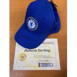 Raheem Sterling Signed Chelsea Cap