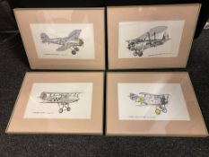 4 x Aeroplane Frames