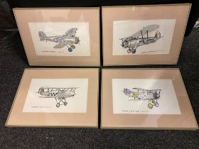 4 x Aeroplane Frames