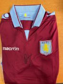 Agbonlahor Aston Villa Signed Shirt 2012/2013