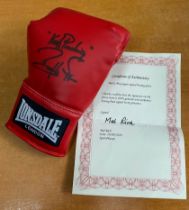 Barry McGuigan Signed Boxing Glove