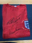 Sir Geoff Hurst & Martin Peters Signed Longsleeve Top/Jumper