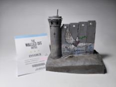 Banksy Walled Off Hotel Palestina Hand Paitend Sculture With Invoice