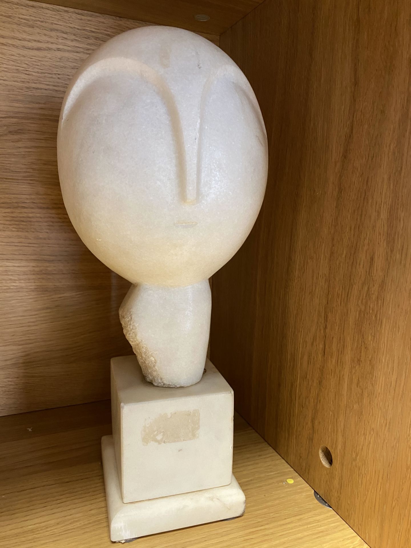 Constantin Brancusi (1876/1957) Marble Head Art Sculpture Signed and Dated 1939 - Image 12 of 18