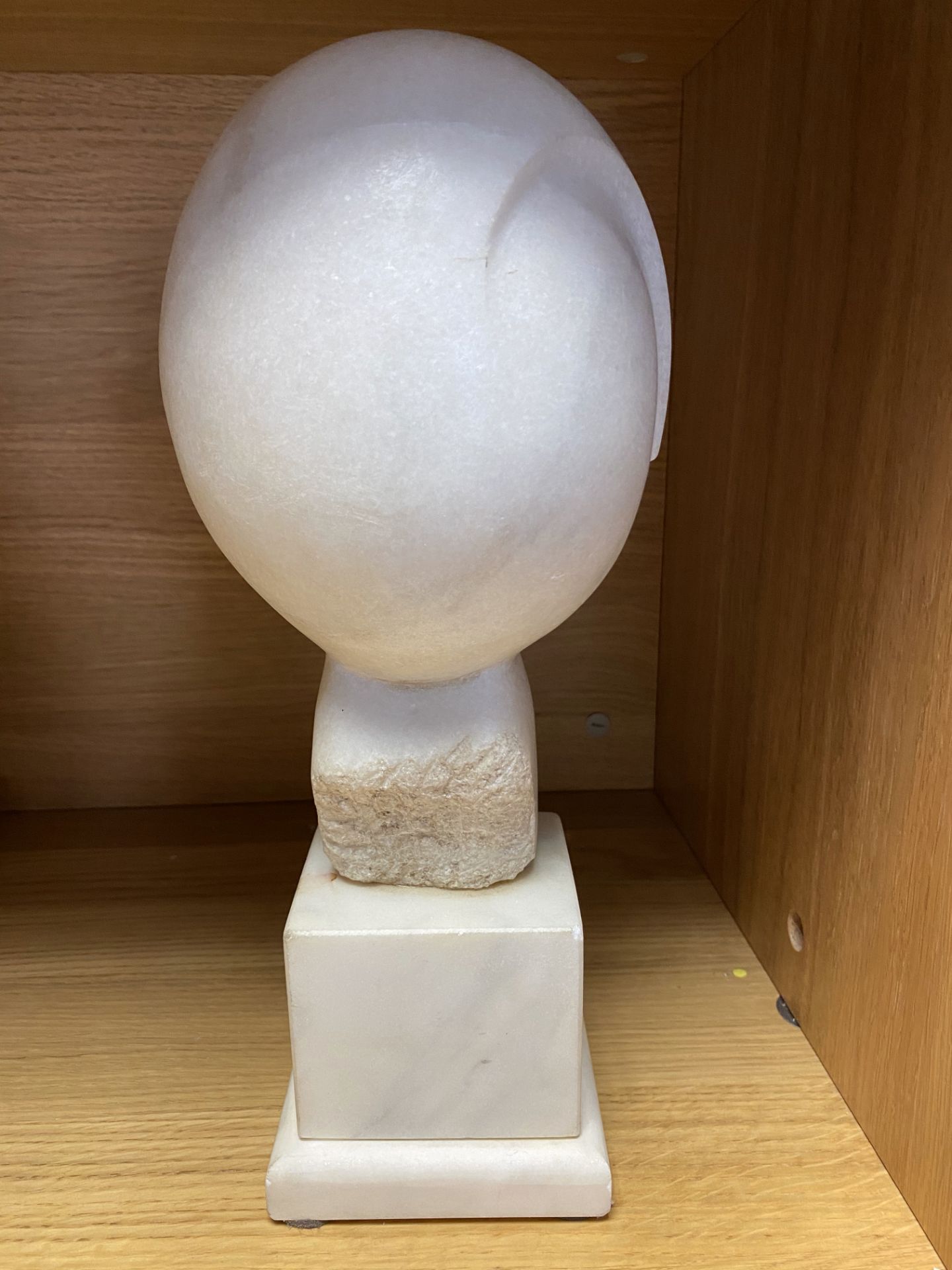 Constantin Brancusi (1876/1957) Marble Head Art Sculpture Signed and Dated 1939 - Image 2 of 18