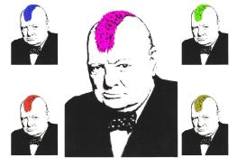 Banksy, Winston Churchill- Turf War.