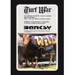 Banksy- Turf War Poster- Wild Cow