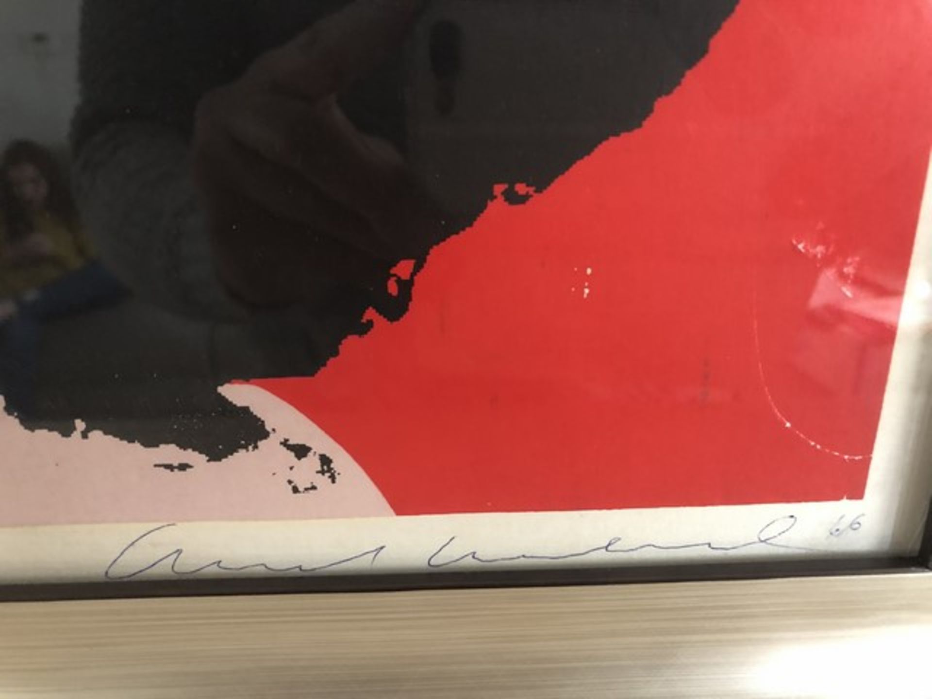 Andy Warhol, Original Liz Taylor Signed, Dealer Seal & Stamps. - Image 6 of 10