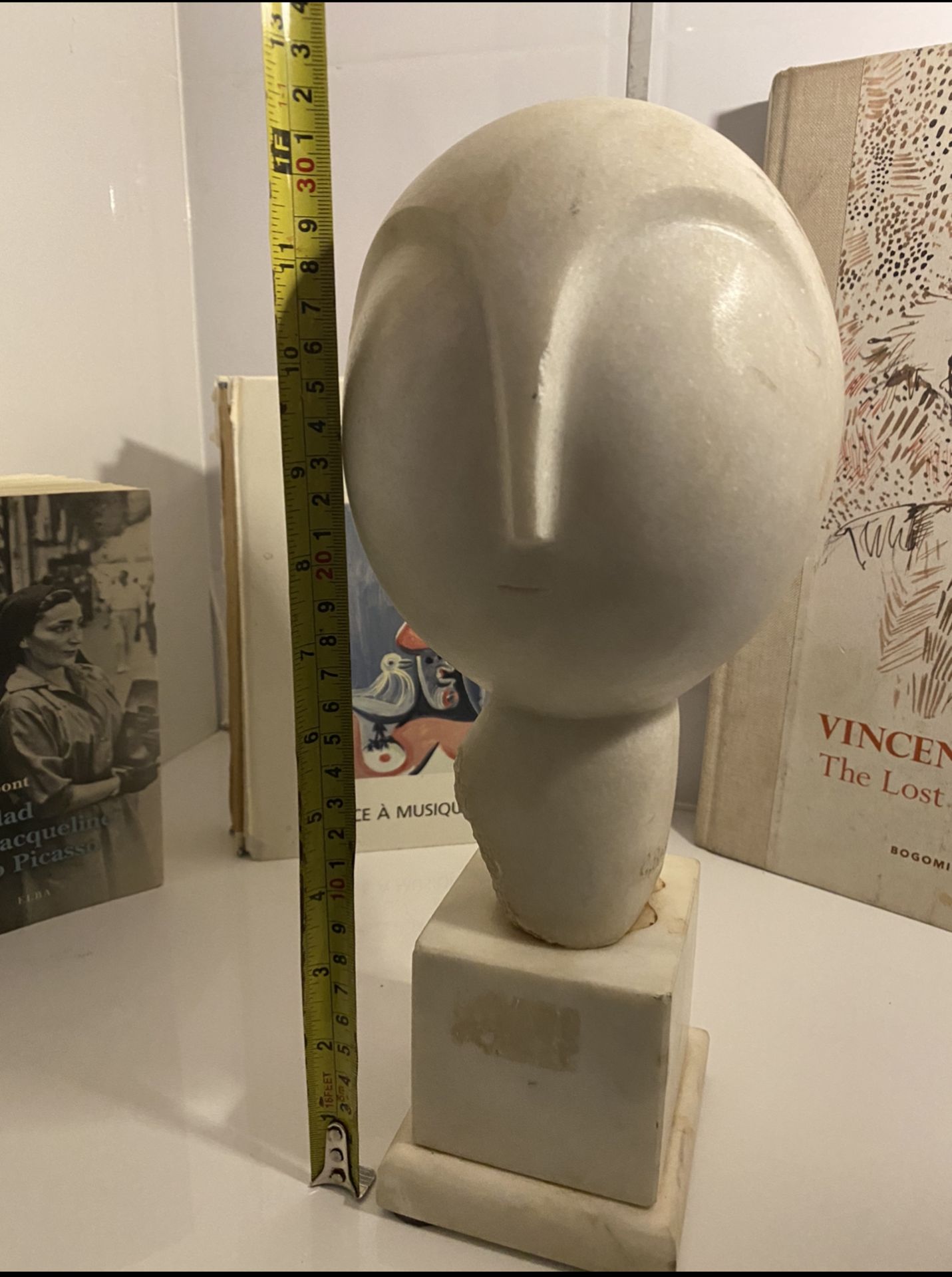 Constantin Brancusi (1876/1957) Marble Head Art Sculpture Signed and Dated 1939 - Image 15 of 18