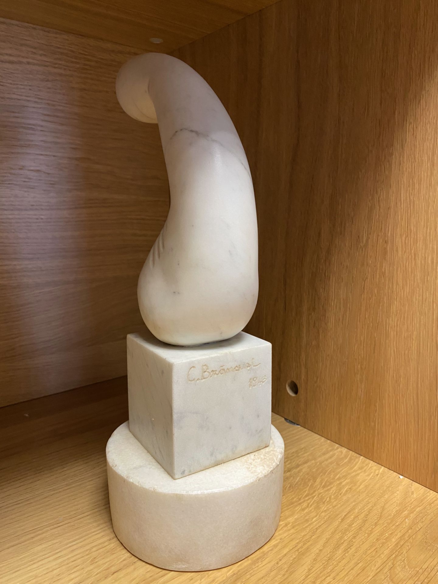 Constantin Brancusi (1876-1957) Marble Art Sculpture Signed and Dated 1943 - Image 9 of 9