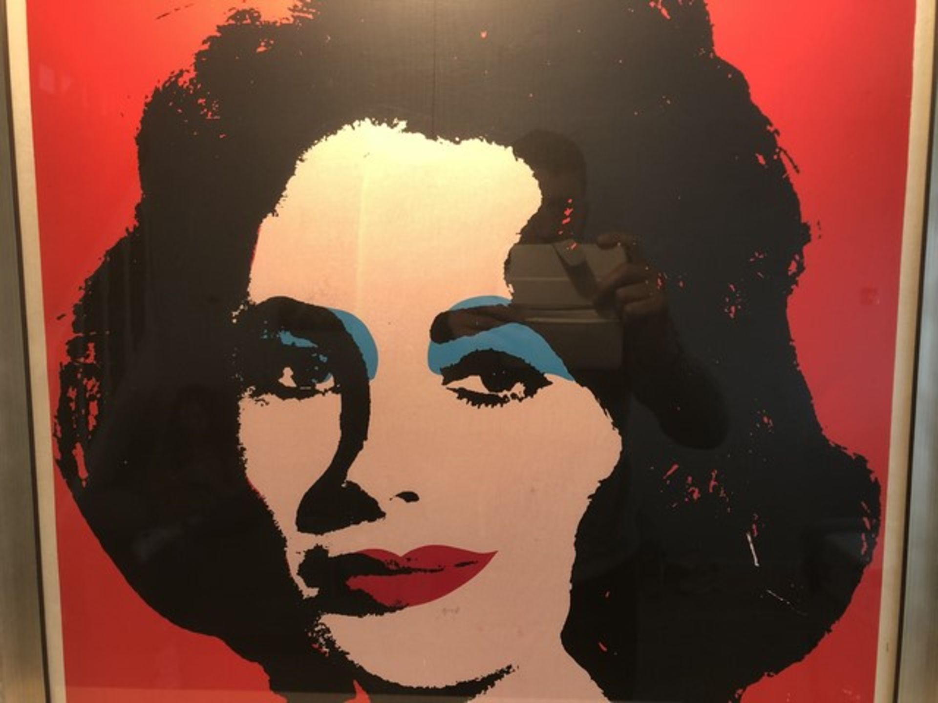 Andy Warhol, Original Liz Taylor Signed, Dealer Seal & Stamps. - Image 3 of 10