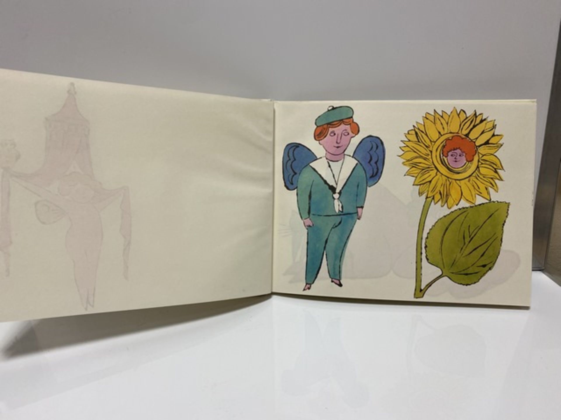 Andy Warhol- In The Bottom of My Garden, Rare Hand Coloured Book - Image 2 of 8