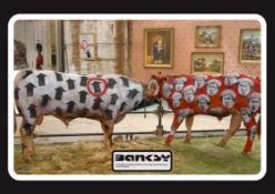 Banksy- Turf War Poster- Banksy Bull Fight-D1