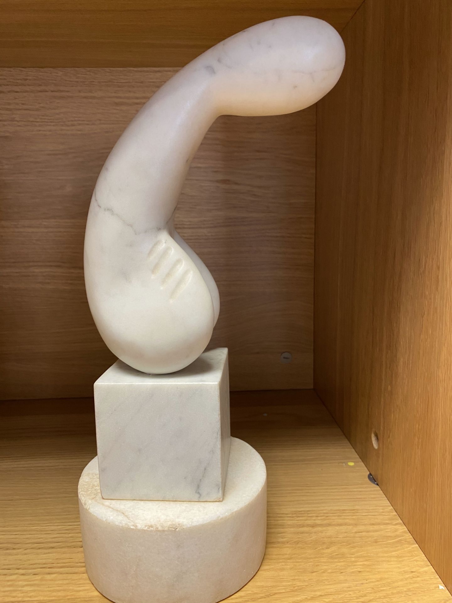 Constantin Brancusi (1876-1957) Marble Art Sculpture Signed and Dated 1943 - Image 2 of 9