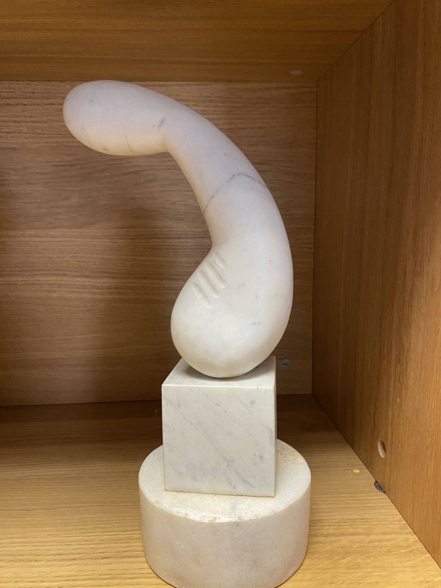 Constantin Brancusi (1876-1957) Marble Art Sculpture Signed and Dated 1943 - Image 3 of 9