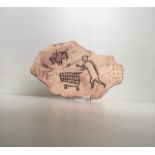 Banksy (British 1974) Peckham Rock 'Shopping Trolly's Wooden Postcard, From The British Museum 20...