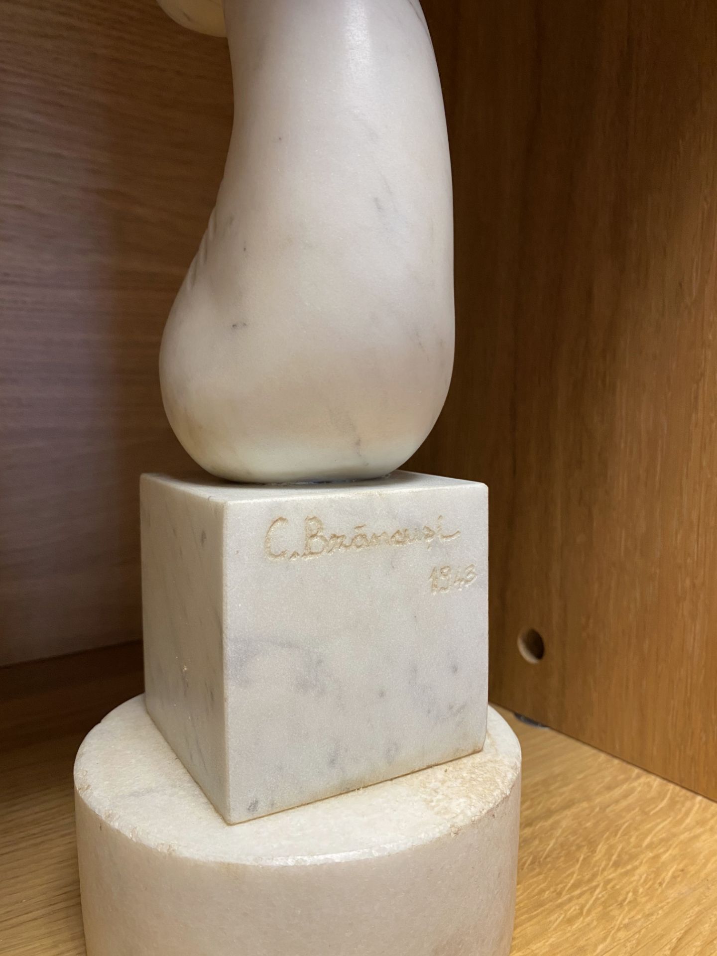 Constantin Brancusi (1876-1957) Marble Art Sculpture Signed and Dated 1943 - Image 5 of 9