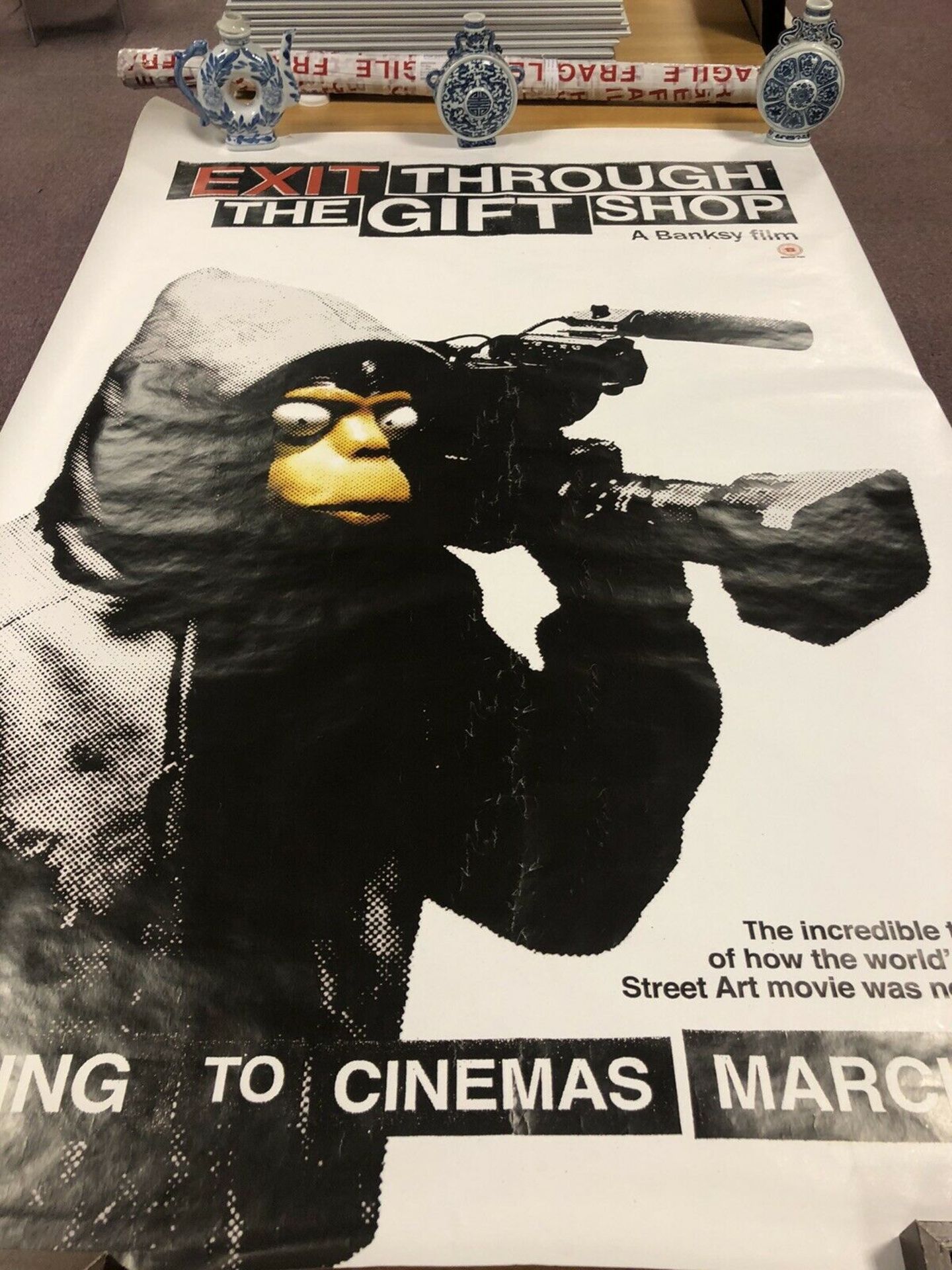 Banksy- Exit Through The Gift Shop Official Cinema Poster 2010