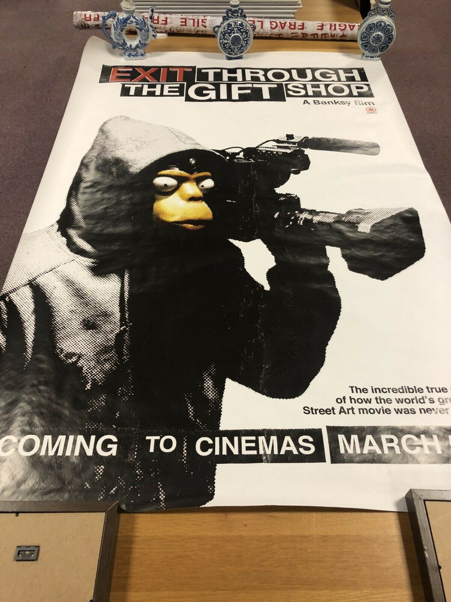 Banksy- Exit Through The Gift Shop Official Cinema Poster 2010 - Image 3 of 11