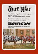 Banksy- Turf War Poster- Banksy Bull Fight-D2