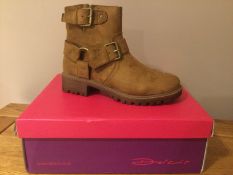 Dolcis “Davis” Ankle Boots, Size 3, Tan - New RRP £49.00