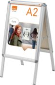 Nobo Premium Plus A2 A-Board Sign Holder with Snap Frame 1902207