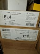 2 Boxes El4 - Square Cornered Labels 105Mm x 149Mm 500 Sheet 2000 Labels Per Box 4000 Labels