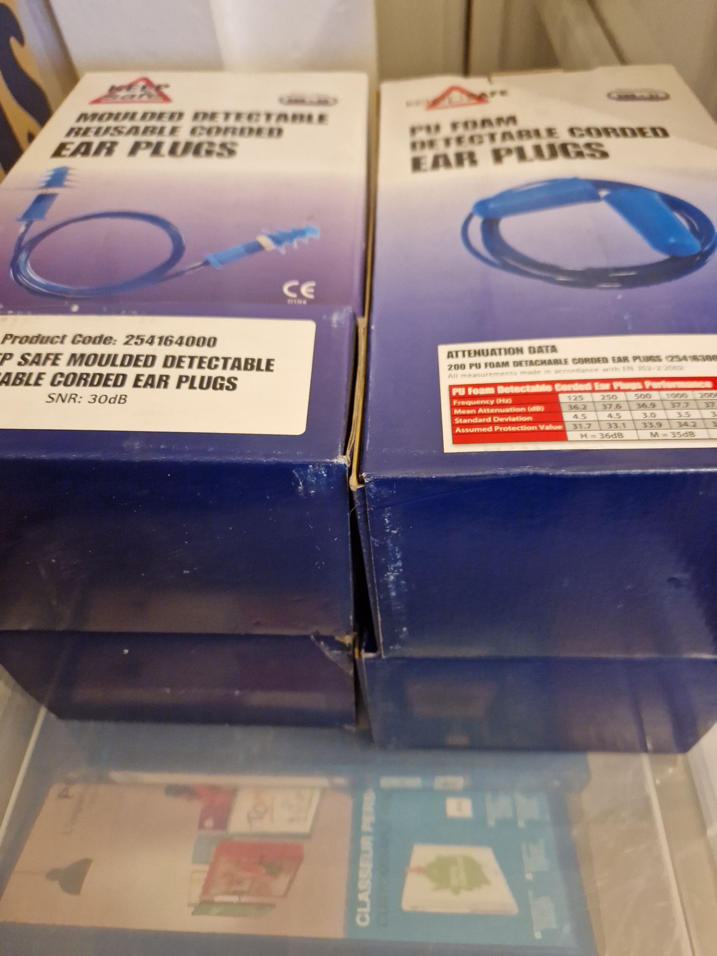 4 Boxed of 200 PU Foam Corded Ear Plugs - Bild 3 aus 3