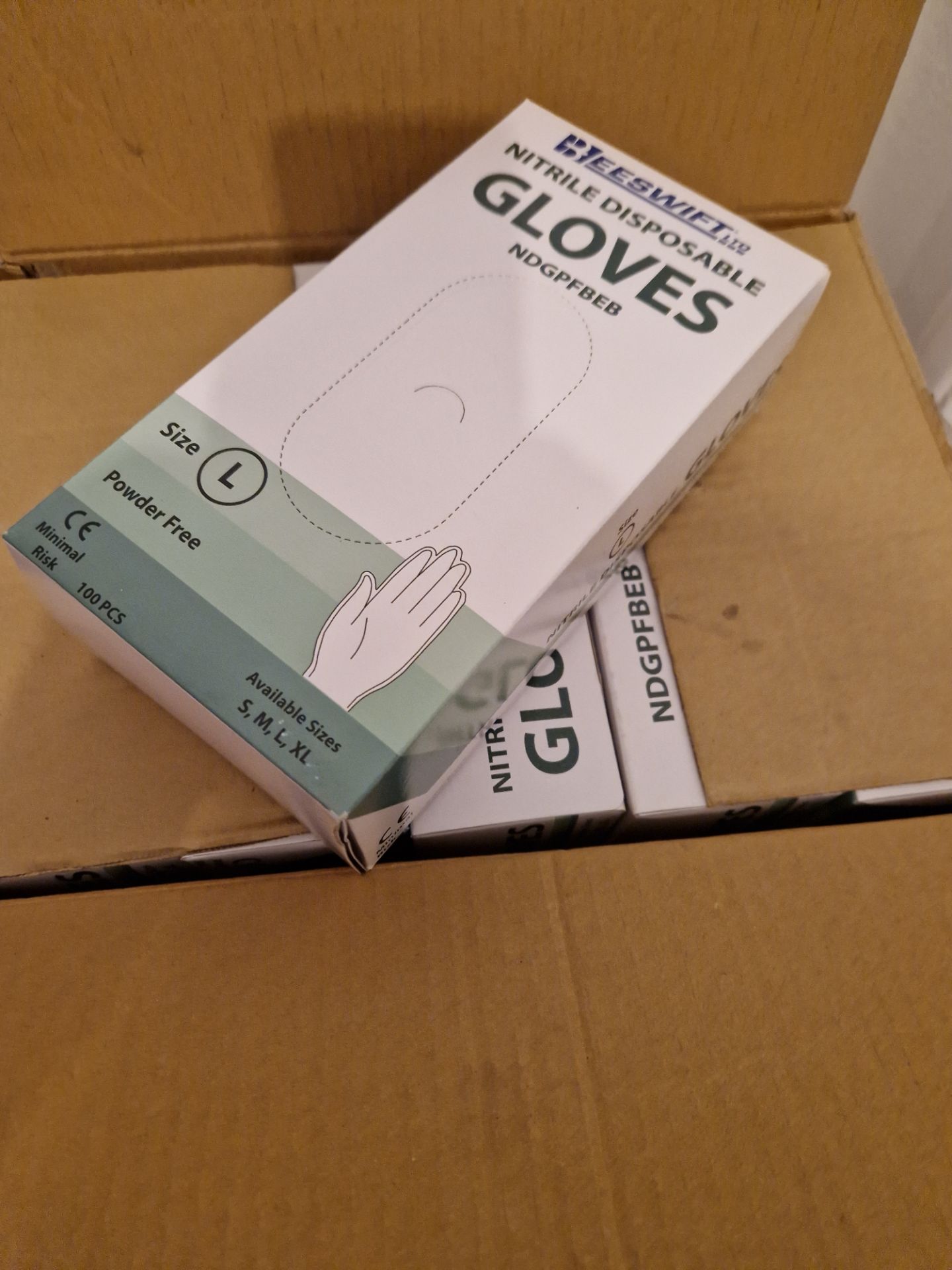 Click Blue Disposable Gloves 2 Boxes of 10 - Bild 2 aus 2