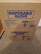 Click Blue Disposable Gloves 2 Boxes of 10