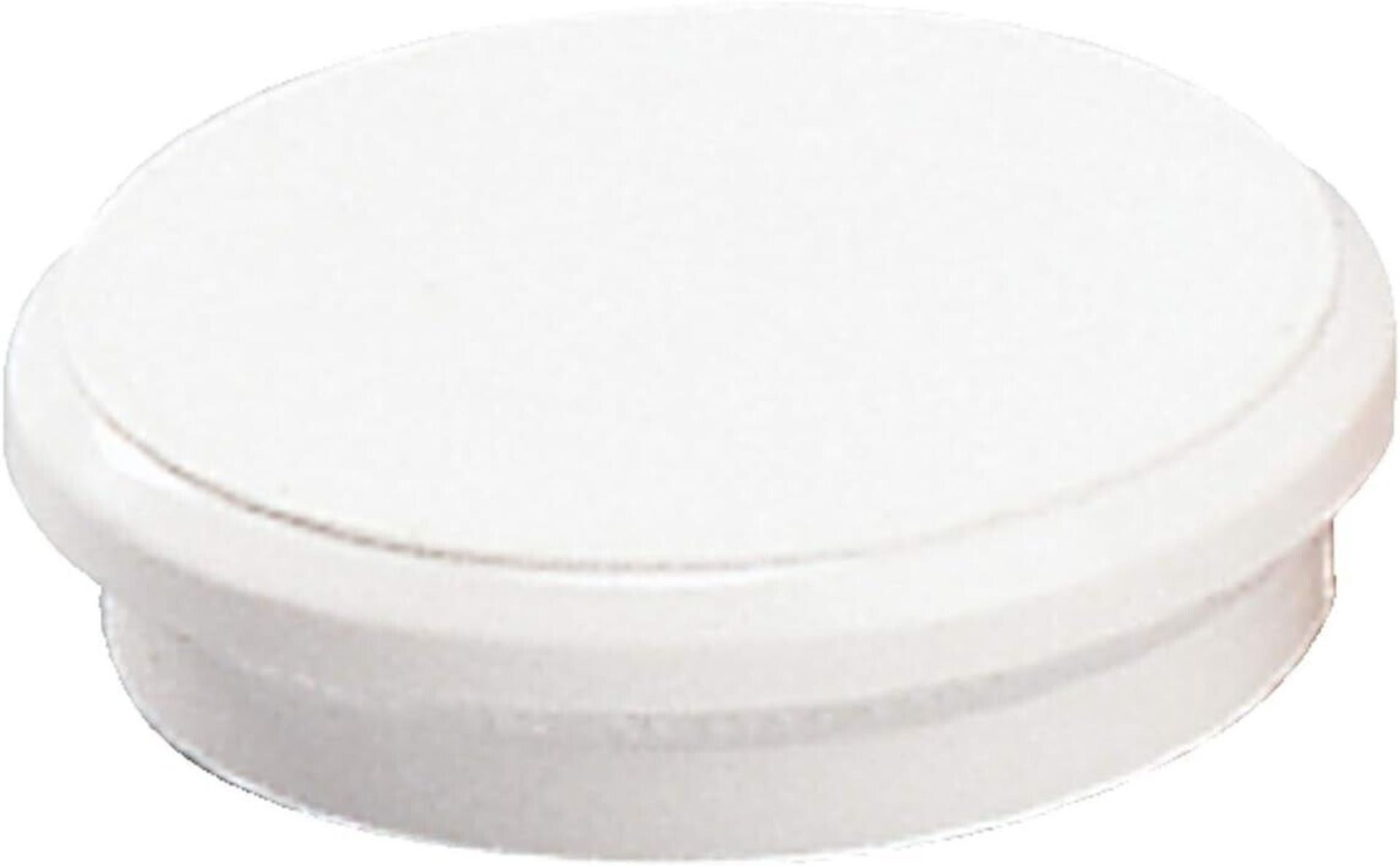 20 Packs of Dahle 24 mm Magnets - White - R955241 (PACK 10)