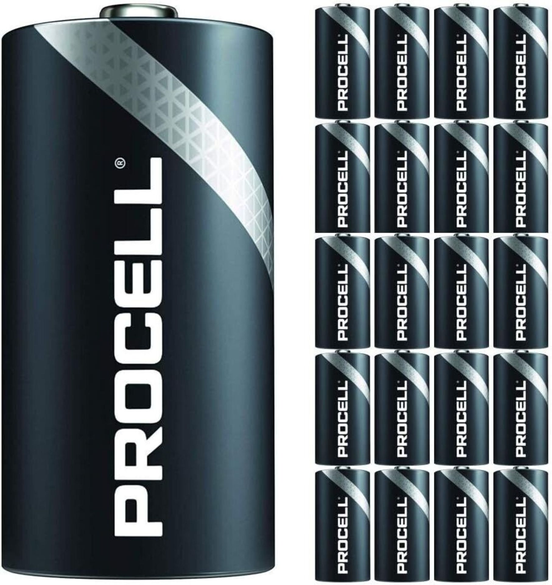 100 Packs of 2 Duracell Procell Battery,, C SIZE