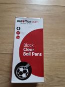 1000 Black Ball Point Pens