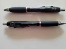 500 x Mercedes Ball Point Retractable Pen Black Ink