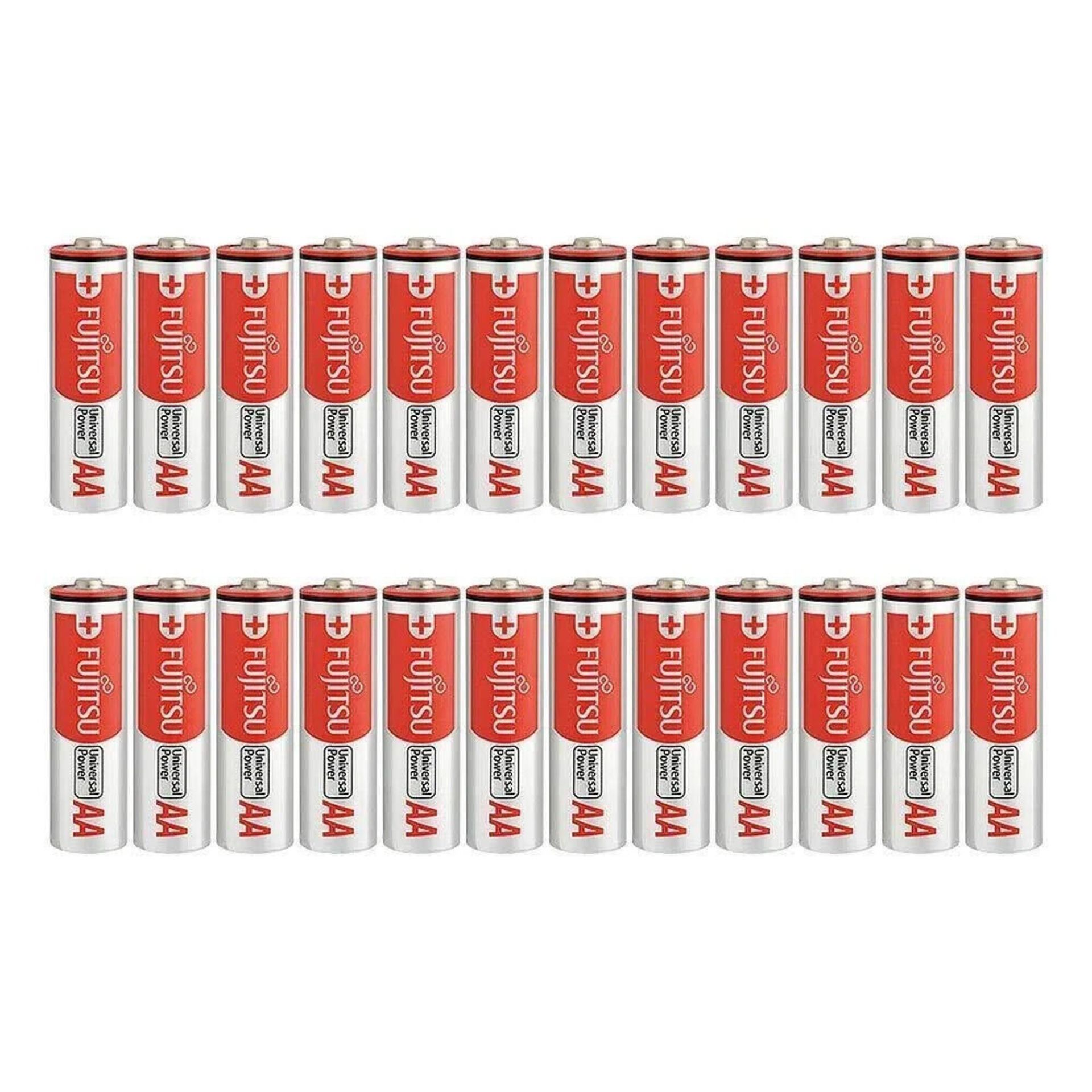 5 x Fujitsu AA Batteries Universal High Power Alkaline AA Battery -24x Value Pack