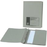 5 x 5 Star Flat File with Pocket Recycled Manilla 285gsm 38mm Foolscap Green Pack 25