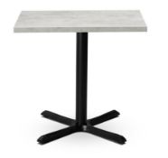 Pallet of 50 x Apollo Dining Height Cruciform Tables With 700/700mm Square MFC Top. RRP £8,400