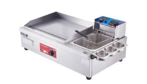 Brand New Electric Griddle Countertop & Deep Fryer 2 in 1