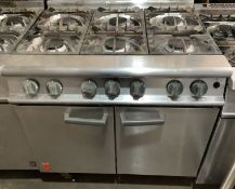 Falcoln Dominator 6 Burner Gas Cooker