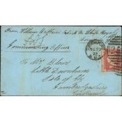 Bermuda 1872 Cover To England Headed "From William Brittain, Ord. H.M.S Ship Royal Alfred, Bermud...