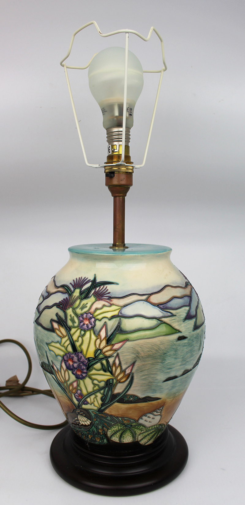 Moorcroft Thistle Table Lamp - Image 3 of 6