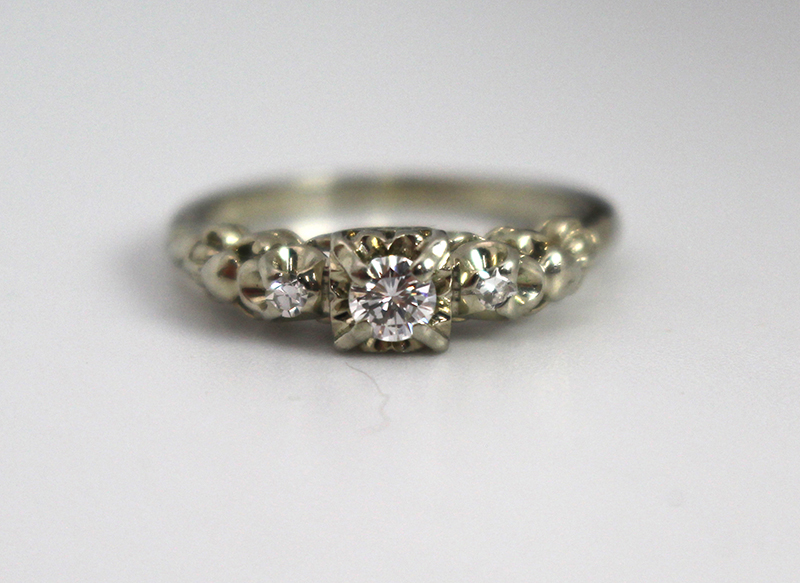 Diamond Three Stone Ring 0.21 Carat - Image 3 of 5